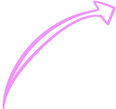 Curved arrow pointing to featured project