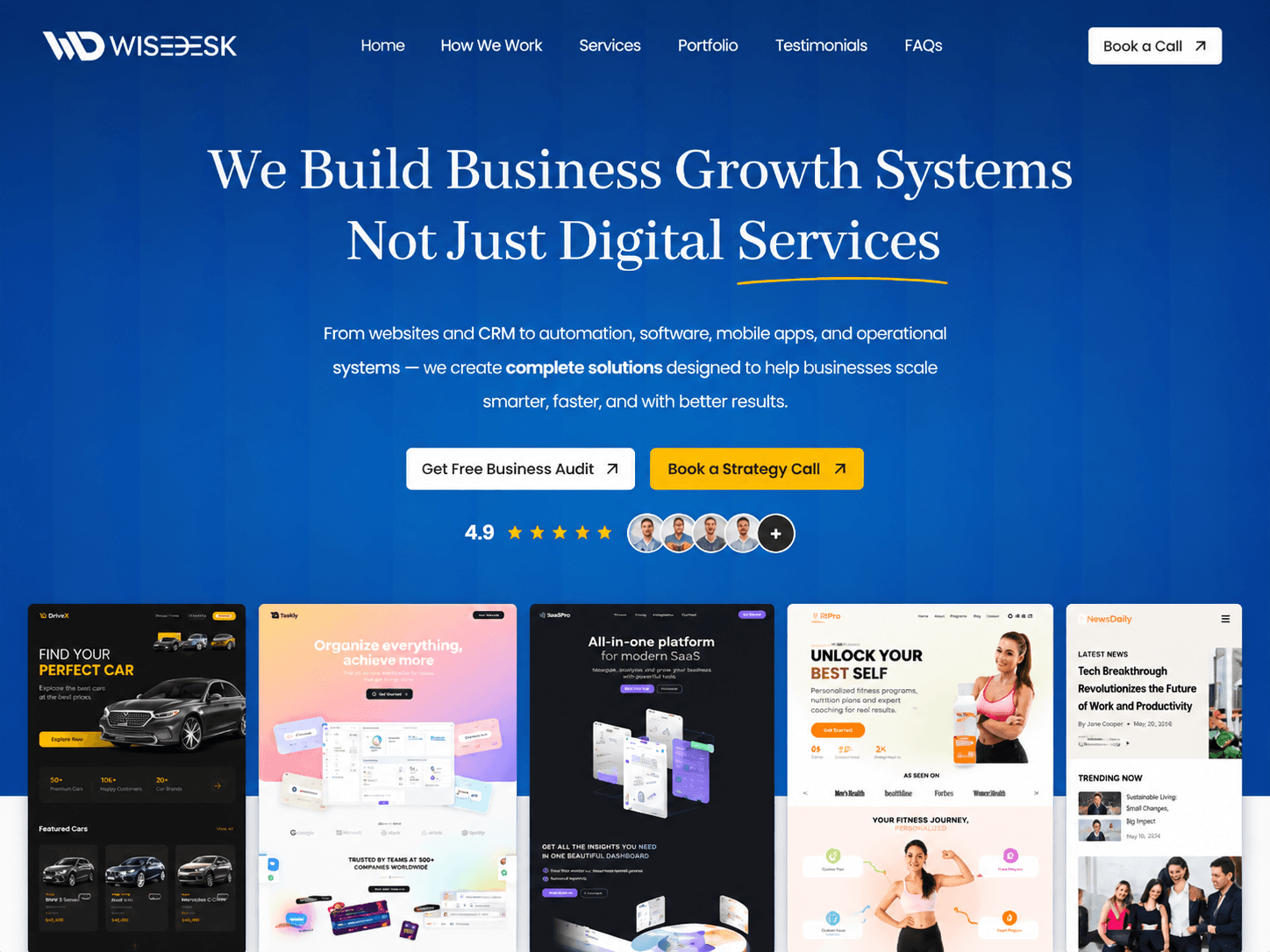 Wisedesk — PHP & Laravel project screenshot
